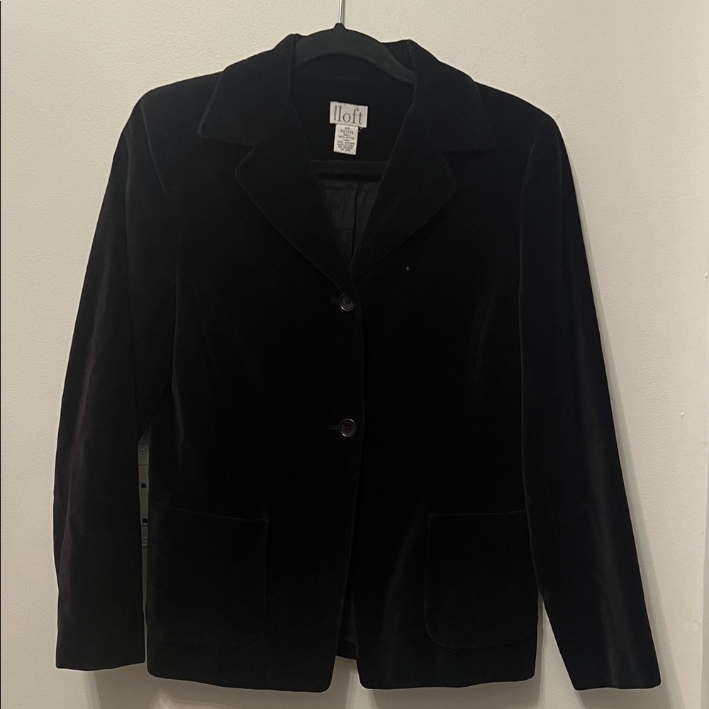 Ann Taylor LOFT Velvet Blazer